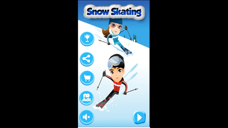 Snow skating